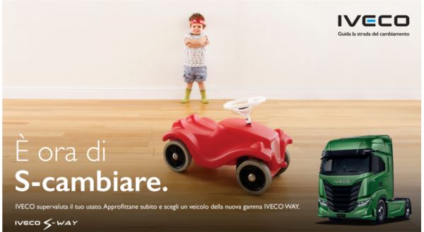 IVECO supervaluta il tuo usato. Approfittane subito e scegli un veicolo della gamma IVECO WAY.